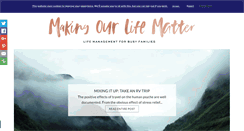 Desktop Screenshot of makingourlifematter.com